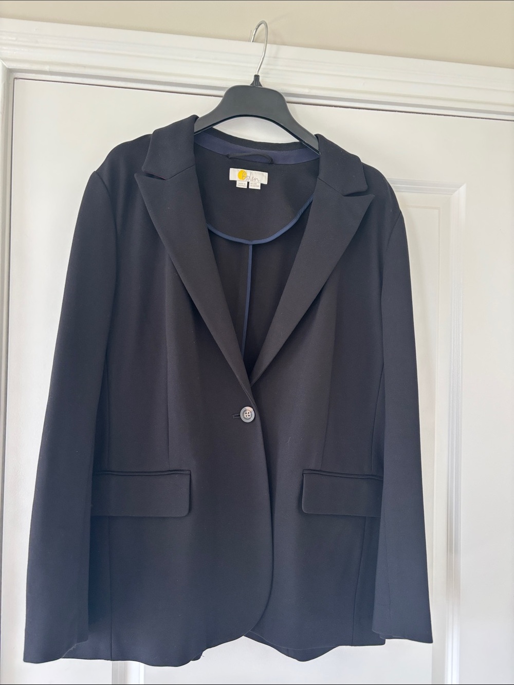Boden Black Single-Button Women's Blazer